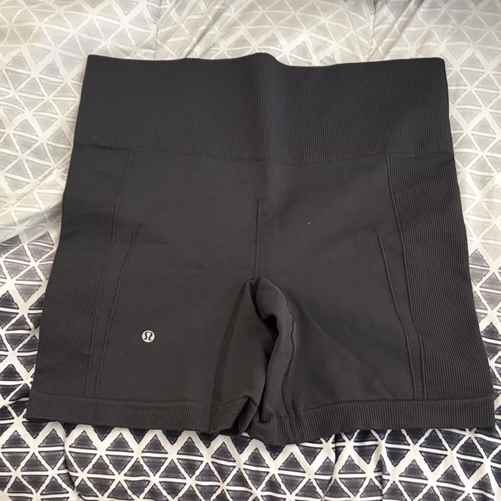 lululemon athletica Black Bike Shorts